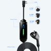 كابل شحن NACS AC EV J1772 موصل شاحن EV، مسدس شحن EV قياسي أمريكي مقاوم للماء IP65