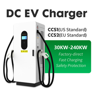 Armoire de chargement rapide 30kW-240kW DC CCS1 CCS2 EV, Station de recharge, &eacute;cran tactile de 7 pouces, chargeur de v&eacute;hicule &eacute;lectrique Commercial IP54