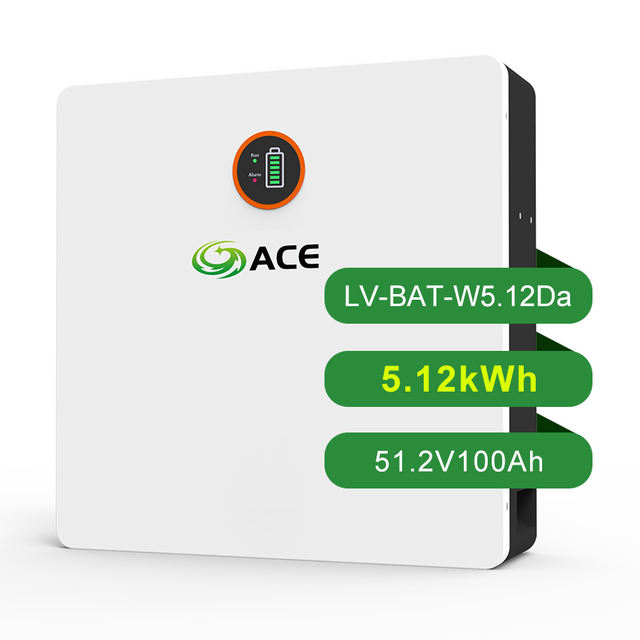 51.2V 100Ah Baterya ng LiFePO4 na naka-mount sa dingding, 5.12kWh na Baterya ng LFP sa Indoor Wall Mount para sa Imbakan ng Enerhiya ng Solar sa Bahay